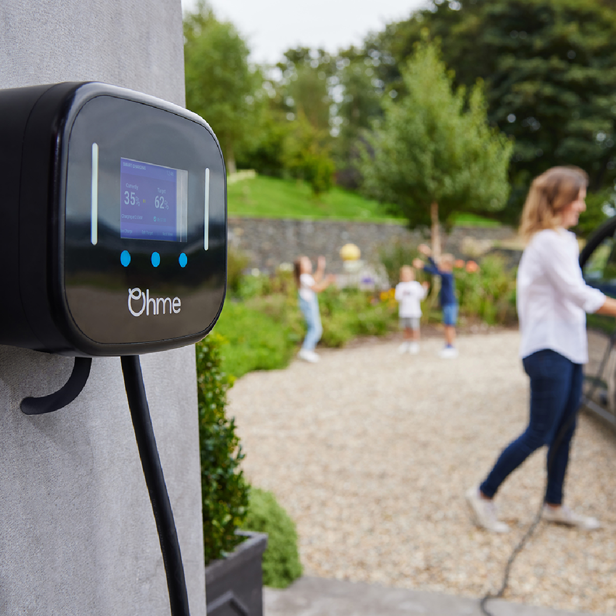A home Ohme EV charger